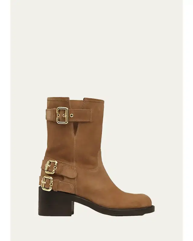 Dakota Suede Moto Ankle Boots Dakota Suede Moto Ankle Boots
