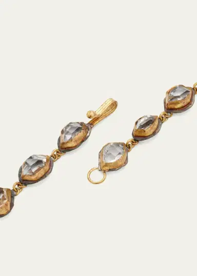 JUDY GEIB Herkimer Diamond Necklace in 18K Gold and Silver | Thumbnail 4 JUDY GEIB Herkimer Diamond Necklace in 18K Gold and Silver | Thumbnail 4