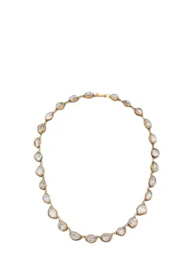 JUDY GEIB Herkimer Diamond Necklace in 18K Gold and Silver | Thumbnail 1 JUDY GEIB Herkimer Diamond Necklace in 18K Gold and Silver | Thumbnail 1