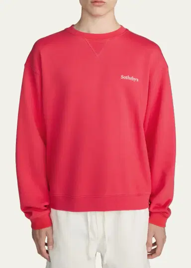 Frame x Sotheby's Cotton Crewneck Sweatshirt | Thumbnail 4 Frame x Sotheby's Cotton Crewneck Sweatshirt | Thumbnail 4