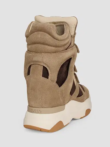 Isabel Marant Women's Balskee Suede High-Top Wedge Sneakers | Thumbnail 3 Isabel Marant Women's Balskee Suede High-Top Wedge Sneakers | Thumbnail 3