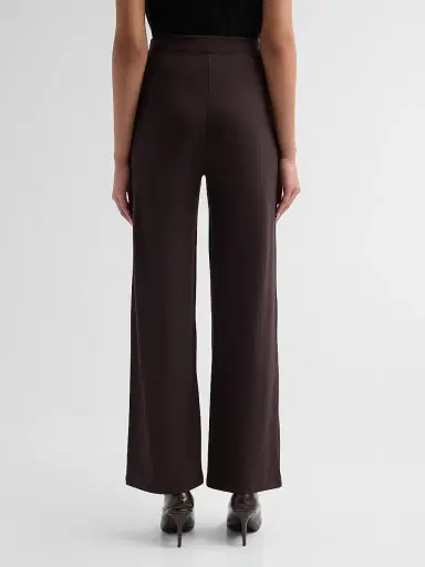 Majestic Filatures Women's French Terry Wide-Leg Pants - Chocolate Mousse | Thumbnail 3 Majestic Filatures Women's French Terry Wide-Leg Pants - Chocolate Mousse | Thumbnail 3