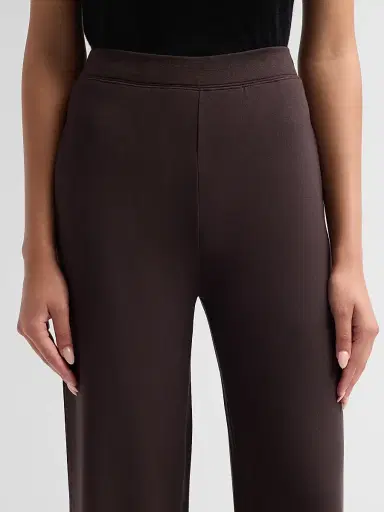 Majestic Filatures Women's French Terry Wide-Leg Pants - Chocolate Mousse | Thumbnail 5 Majestic Filatures Women's French Terry Wide-Leg Pants - Chocolate Mousse | Thumbnail 5