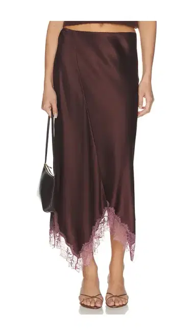 Sablyn Keri Paneled Bias Skirt With Lace | Thumbnail 1 Sablyn Keri Paneled Bias Skirt With Lace | Thumbnail 1