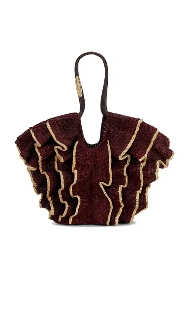 Zimmermann Goldentime Medium Ruffle Tote | Thumbnail 1 Zimmermann Goldentime Medium Ruffle Tote | Thumbnail 1