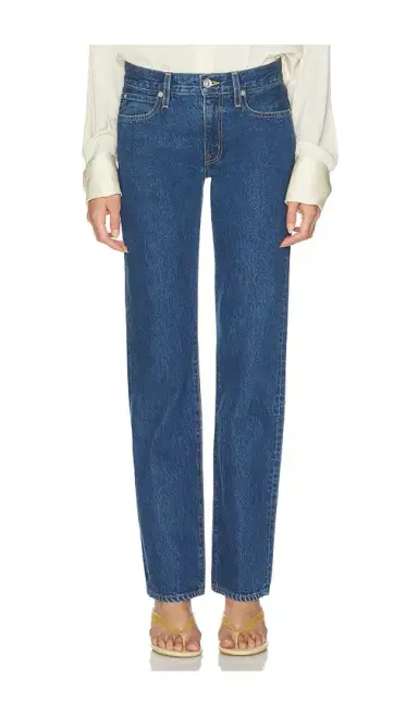SLVRLAKE Chloe Low Rise Straight Leg Jean | Thumbnail 1 SLVRLAKE Chloe Low Rise Straight Leg Jean | Thumbnail 1