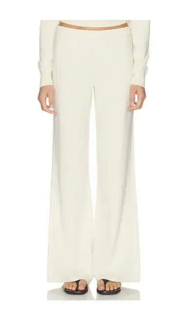 Eterne Cotton Cashmere Wide Leg Lounge Pant | Thumbnail 1 Eterne Cotton Cashmere Wide Leg Lounge Pant | Thumbnail 1