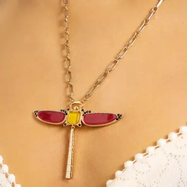 La Double J Dragonfly Necklace | Thumbnail 2 La Double J Dragonfly Necklace | Thumbnail 2