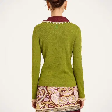 La Double J Picket Polo Jumper | Thumbnail 2 La Double J Picket Polo Jumper | Thumbnail 2