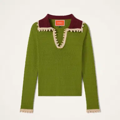 La Double J Picket Polo Jumper | Thumbnail 6 La Double J Picket Polo Jumper | Thumbnail 6
