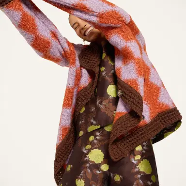 La Double J Crochet Bowling Cardigan | Thumbnail 5 La Double J Crochet Bowling Cardigan | Thumbnail 5