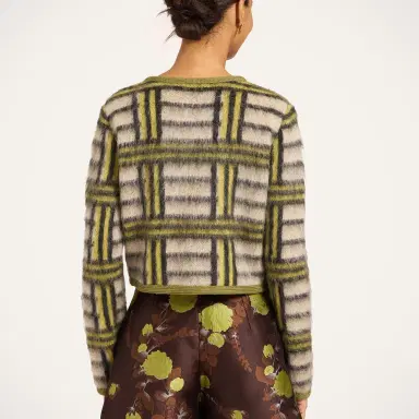 La Double J Check Cardigan | Thumbnail 2 La Double J Check Cardigan | Thumbnail 2