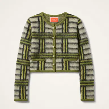 La Double J Check Cardigan | Thumbnail 6 La Double J Check Cardigan | Thumbnail 6