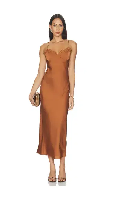 Elodie the Label Nocturne Satin Slip Dress | Thumbnail 1 Elodie the Label Nocturne Satin Slip Dress | Thumbnail 1