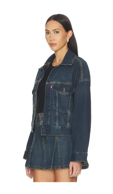 LEVI'S Loose Crop Trucker Jacket | Thumbnail 2 LEVI'S Loose Crop Trucker Jacket | Thumbnail 2