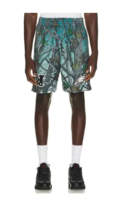 Mitchell & Ness NFL Philadelphia Eagles Quiet Blaze 7 Mesh Shorts | Thumbnail 1 Mitchell & Ness NFL Philadelphia Eagles Quiet Blaze 7 Mesh Shorts | Thumbnail 1