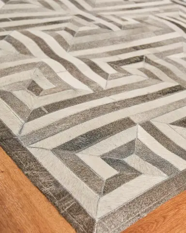 Exquisite Rugs Cityscape Hairhide Rug | Thumbnail 3 Exquisite Rugs Cityscape Hairhide Rug | Thumbnail 3