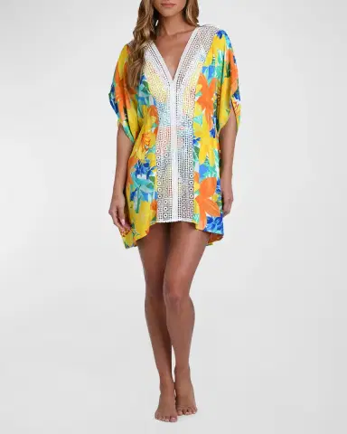 Sunshine 79 Summertime Vibes Caftan Coverup | Thumbnail 2 Sunshine 79 Summertime Vibes Caftan Coverup | Thumbnail 2
