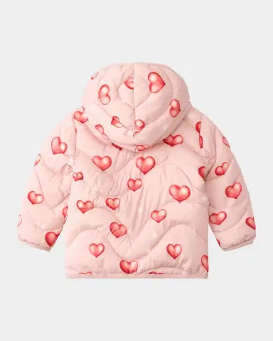 Molo Girl's Harmony Hooded Quilted Jacket, Size 6M-2 | Thumbnail 2 Molo Girl's Harmony Hooded Quilted Jacket, Size 6M-2 | Thumbnail 2