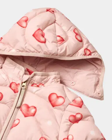 Molo Girl's Harmony Hooded Quilted Jacket, Size 6M-2 | Thumbnail 3 Molo Girl's Harmony Hooded Quilted Jacket, Size 6M-2 | Thumbnail 3