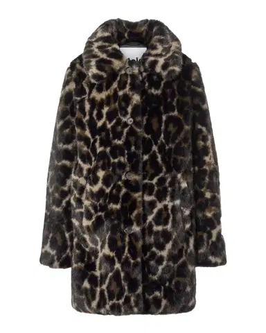 Molo Girl's Hera Leopard-Print Sherpa Jacket, Size 8-16 | Thumbnail 1 Molo Girl's Hera Leopard-Print Sherpa Jacket, Size 8-16 | Thumbnail 1