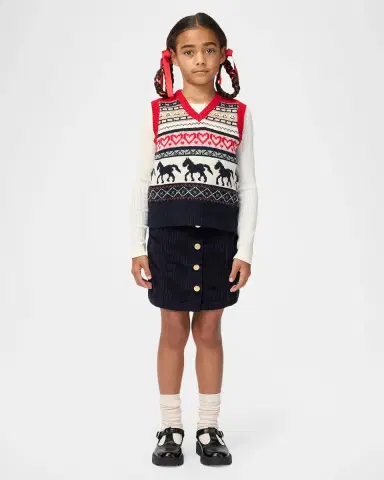 Molo Girl's Bera Corduroy Skirt, Size 7-14 | Thumbnail 2 Molo Girl's Bera Corduroy Skirt, Size 7-14 | Thumbnail 2