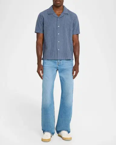 RAILS Men's Ely Multi-Stripe Short-Sleeve Shirt | Thumbnail 2 RAILS Men's Ely Multi-Stripe Short-Sleeve Shirt | Thumbnail 2