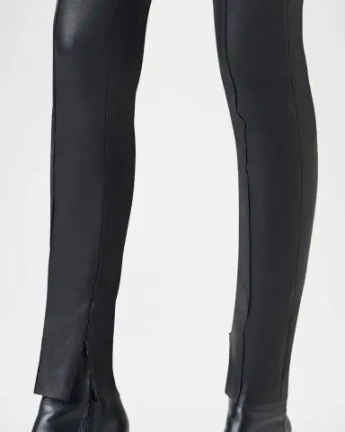 Akris Flame Leather Skinny-Leg Ankle Pants | Thumbnail 4 Akris Flame Leather Skinny-Leg Ankle Pants | Thumbnail 4
