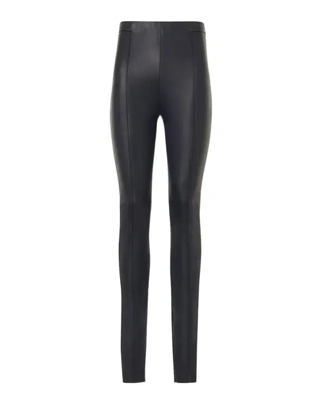 Flame Leather Skinny-Leg Ankle Pants Flame Leather Skinny-Leg Ankle Pants
