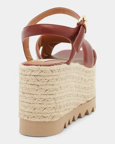 Stella McCartney Elyse Espadrille Wedge Sandals | Thumbnail 3 Stella McCartney Elyse Espadrille Wedge Sandals | Thumbnail 3