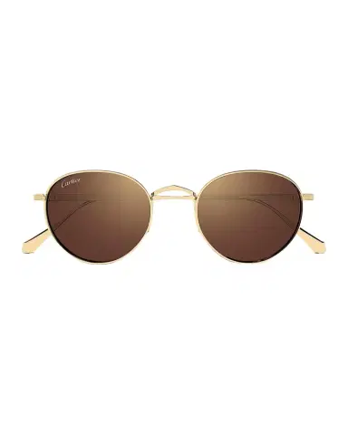 Cartier Men's Signature C de Round Titanium Sunglasses | Thumbnail 1 Cartier Men's Signature C de Round Titanium Sunglasses | Thumbnail 1