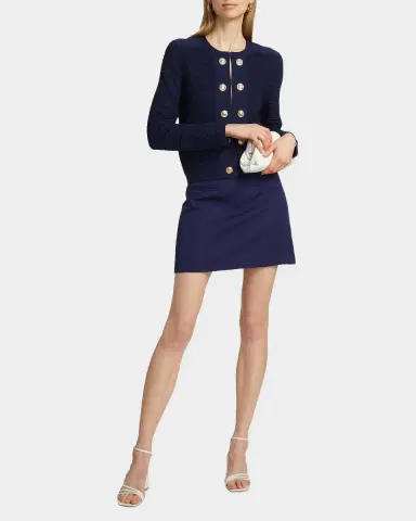 Milly A-Line Cady Mini Skirt | Thumbnail 2 Milly A-Line Cady Mini Skirt | Thumbnail 2