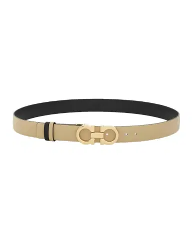 Ferragamo Mediterranean Gancini Leather Skinny Belt | Thumbnail 1 Ferragamo Mediterranean Gancini Leather Skinny Belt | Thumbnail 1