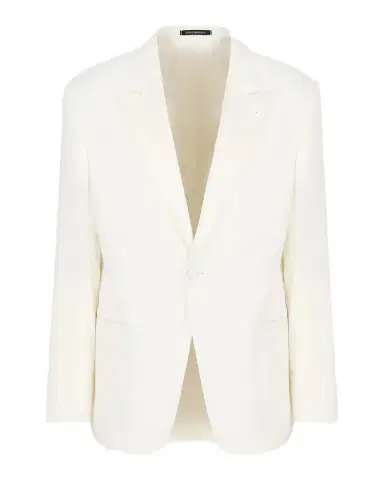 Emporio Armani Men's Textured Solid Dinner Jacket | Thumbnail 1 Emporio Armani Men's Textured Solid Dinner Jacket | Thumbnail 1