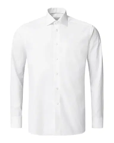 Eton Men's Textured Cotton Contemporary-Fit Piqué Shirt | Thumbnail 1 Eton Men's Textured Cotton Contemporary-Fit Piqué Shirt | Thumbnail 1