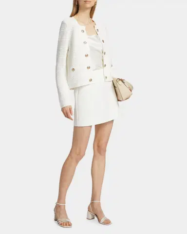 Milly A-Line Cady Mini Skirt | Thumbnail 2 Milly A-Line Cady Mini Skirt | Thumbnail 2