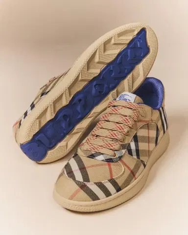 Burberry Men's Check Low-Top Sneakers | Thumbnail 3 Burberry Men's Check Low-Top Sneakers | Thumbnail 3
