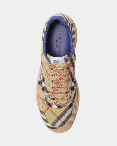 Burberry Men's Check Low-Top Sneakers | Thumbnail 4 Burberry Men's Check Low-Top Sneakers | Thumbnail 4