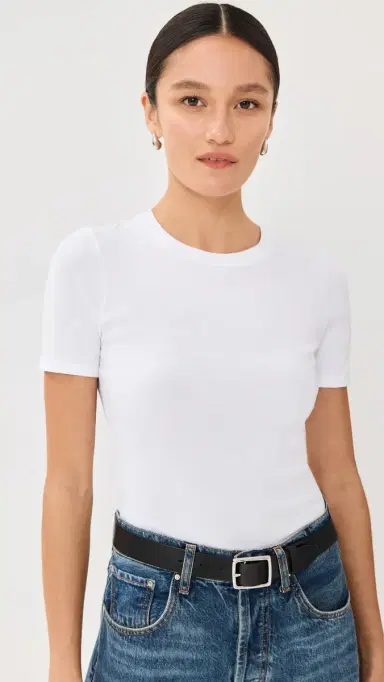 Nili Lotan Elin Tee White | Thumbnail 2 Nili Lotan Elin Tee White | Thumbnail 2