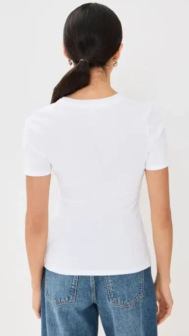 Nili Lotan Elin Tee White | Thumbnail 3 Nili Lotan Elin Tee White | Thumbnail 3