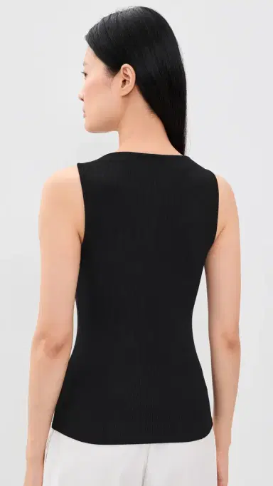 ENZA COSTA Ribbed Blouse Black | Thumbnail 3 ENZA COSTA Ribbed Blouse Black | Thumbnail 3