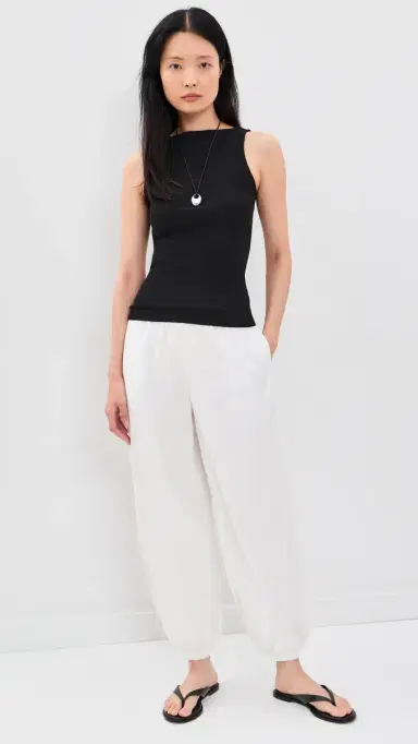 ENZA COSTA Ribbed Blouse Black | Thumbnail 5 ENZA COSTA Ribbed Blouse Black | Thumbnail 5
