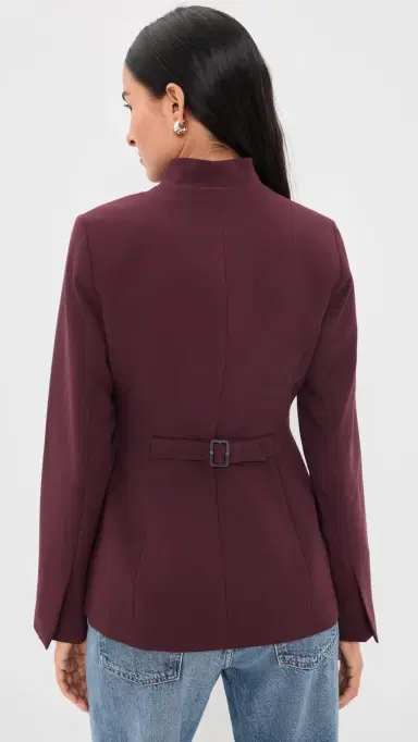 Aligne Daphne High Neck Jacket Plum | Thumbnail 3 Aligne Daphne High Neck Jacket Plum | Thumbnail 3