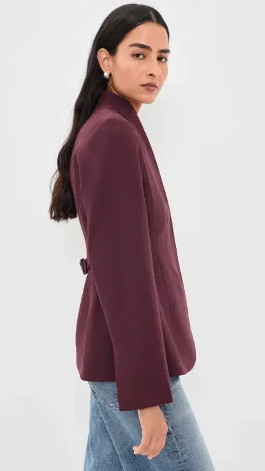 Aligne Daphne High Neck Jacket Plum | Thumbnail 4 Aligne Daphne High Neck Jacket Plum | Thumbnail 4