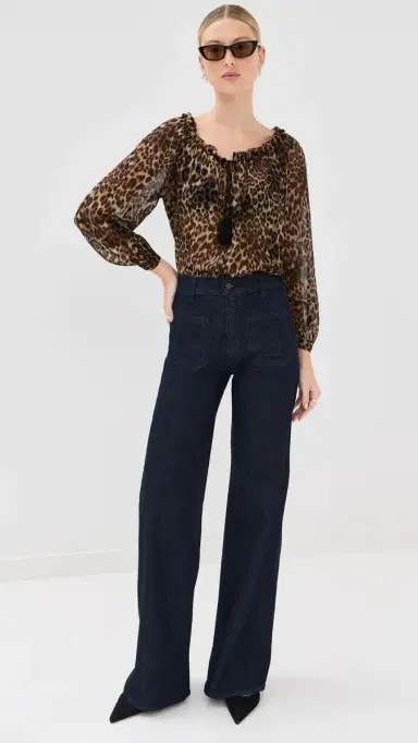 Nili Lotan Florence Jeans Indigo Rinse | Thumbnail 5 Nili Lotan Florence Jeans Indigo Rinse | Thumbnail 5