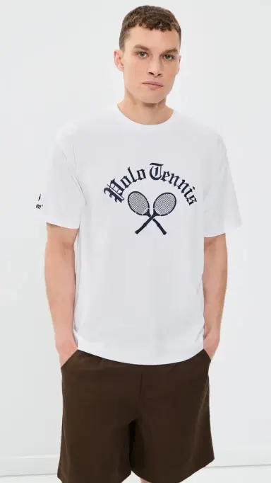 Polo Ralph Lauren x U Open Tennis Tee White | Thumbnail 2 Polo Ralph Lauren x U Open Tennis Tee White | Thumbnail 2