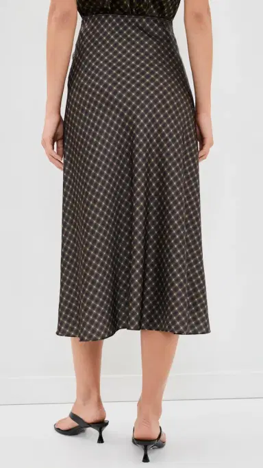 Vince Plaid Slip Skirt | Thumbnail 3 Vince Plaid Slip Skirt | Thumbnail 3