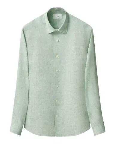 Eton Men's Linen Long-Sleeve Shirt | Thumbnail 1 Eton Men's Linen Long-Sleeve Shirt | Thumbnail 1
