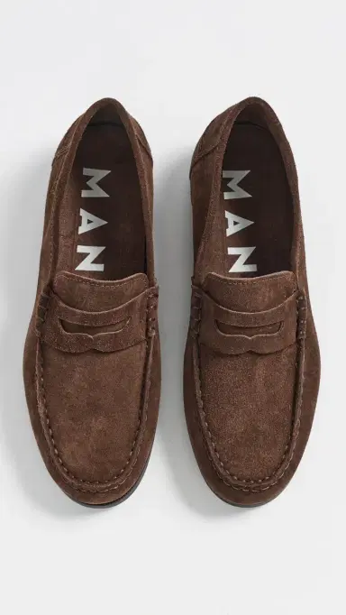 MANEBI Penny Loafers Suede Cocoa | Thumbnail 4 MANEBI Penny Loafers Suede Cocoa | Thumbnail 4