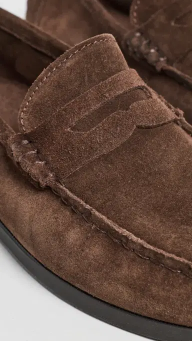 MANEBI Penny Loafers Suede Cocoa | Thumbnail 5 MANEBI Penny Loafers Suede Cocoa | Thumbnail 5